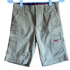 Levi Strauss Boy's Khaki Adjustable Waist Shorts